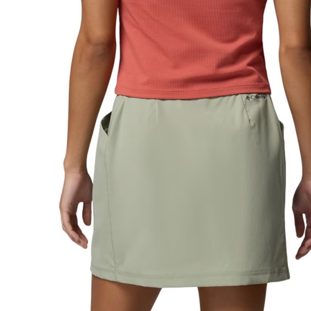 Columbia Anytime Casual Skort Sage Green UPF 50 Active Hiking Mini Skirt Mens M